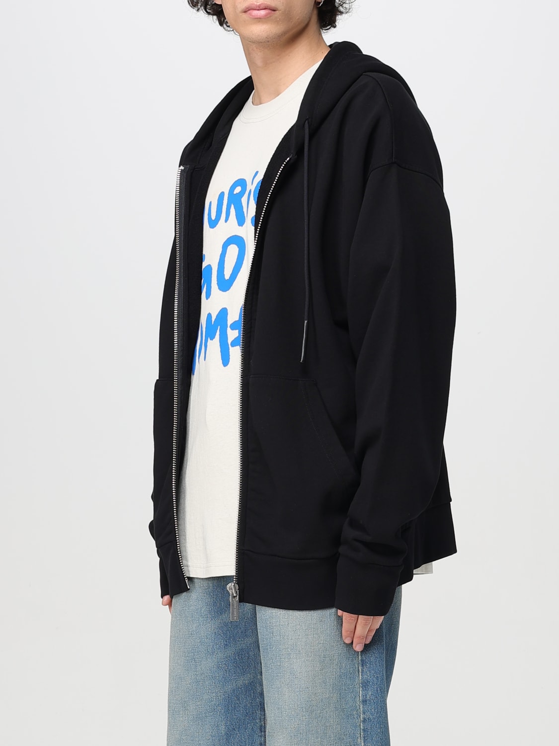 44 LABEL GROUP SWEATSHIRT: Sweatshirt men 44 Label Group, Black - Img 3