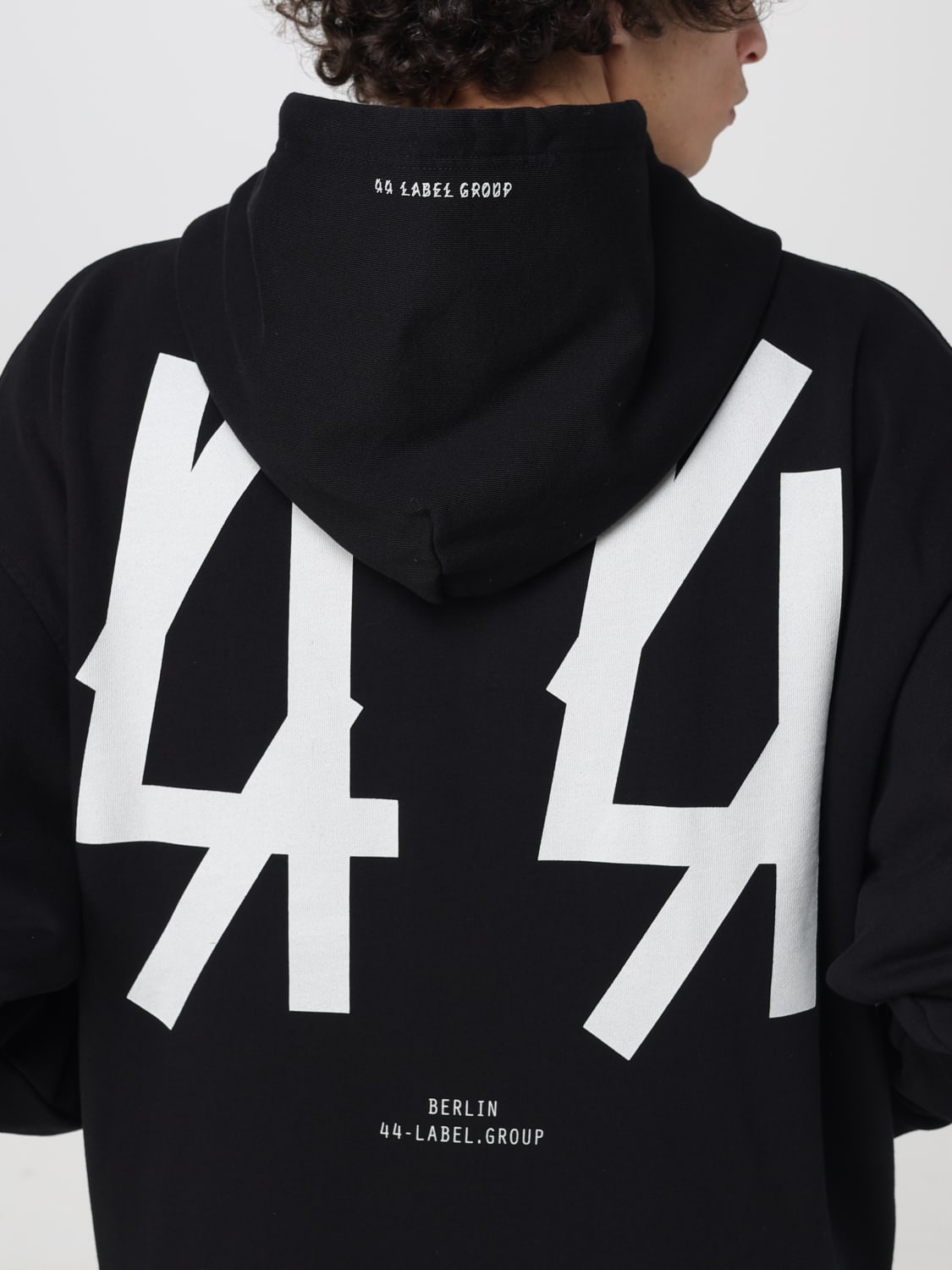 44 LABEL GROUP SWEATSHIRT: Sweatshirt men 44 Label Group, Black - Img 4