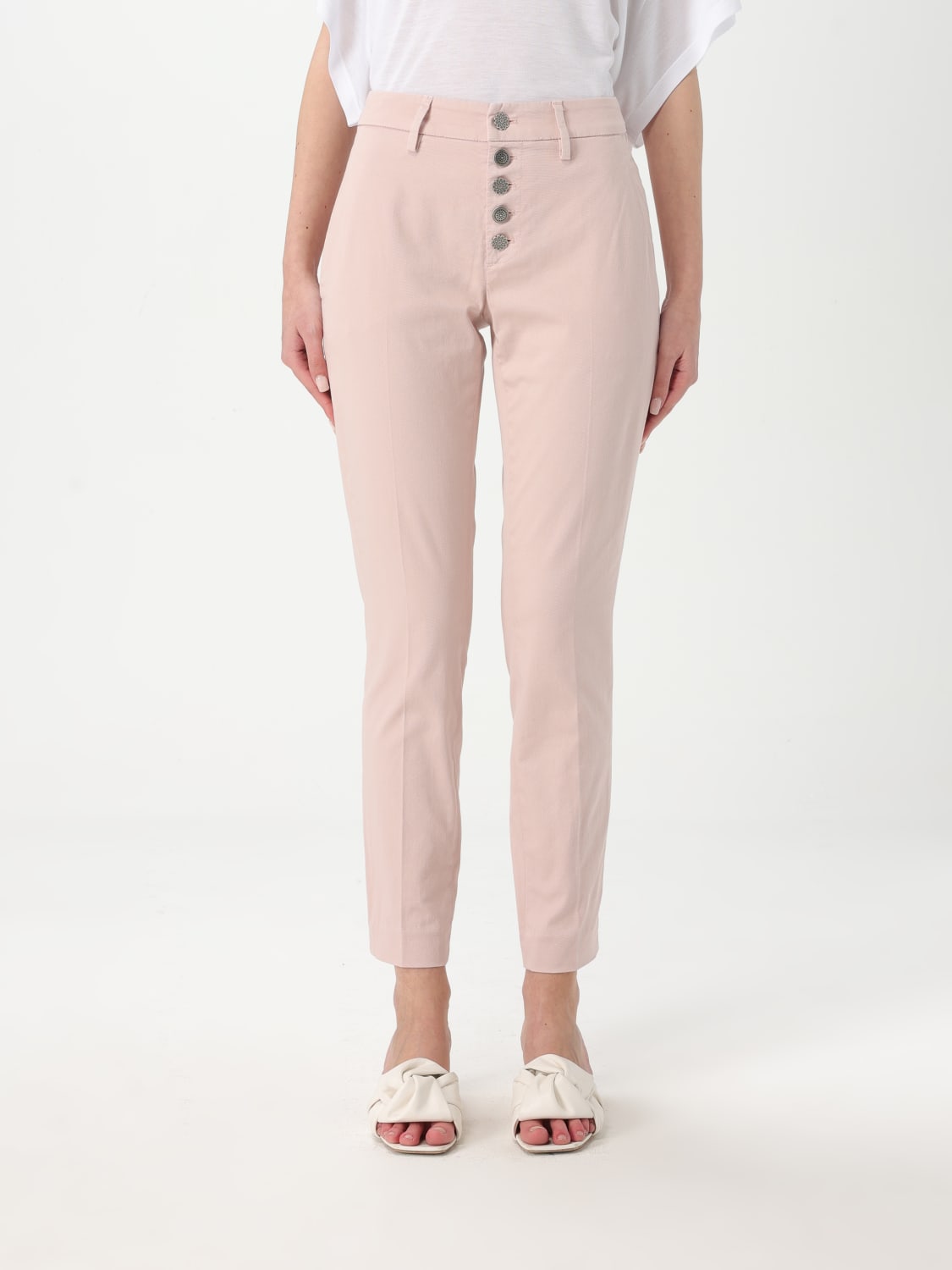 パンツ DONDUP Woman Pants White DP066BGS0096DPTD 397 dondup.jpg