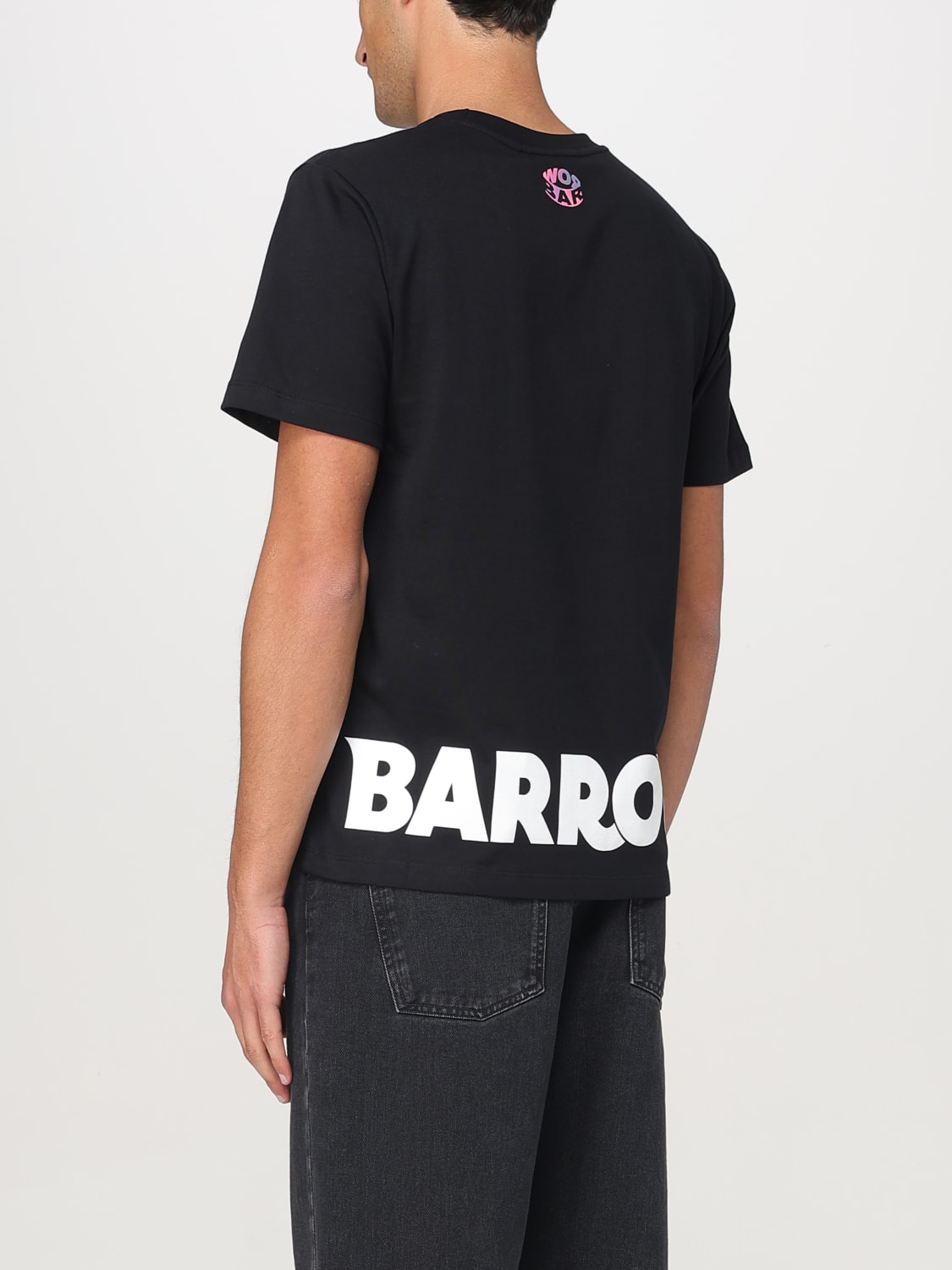 BARROW T-SHIRT: T-shirt Barrow in cotone con logo posteriore, Nero - Img 2