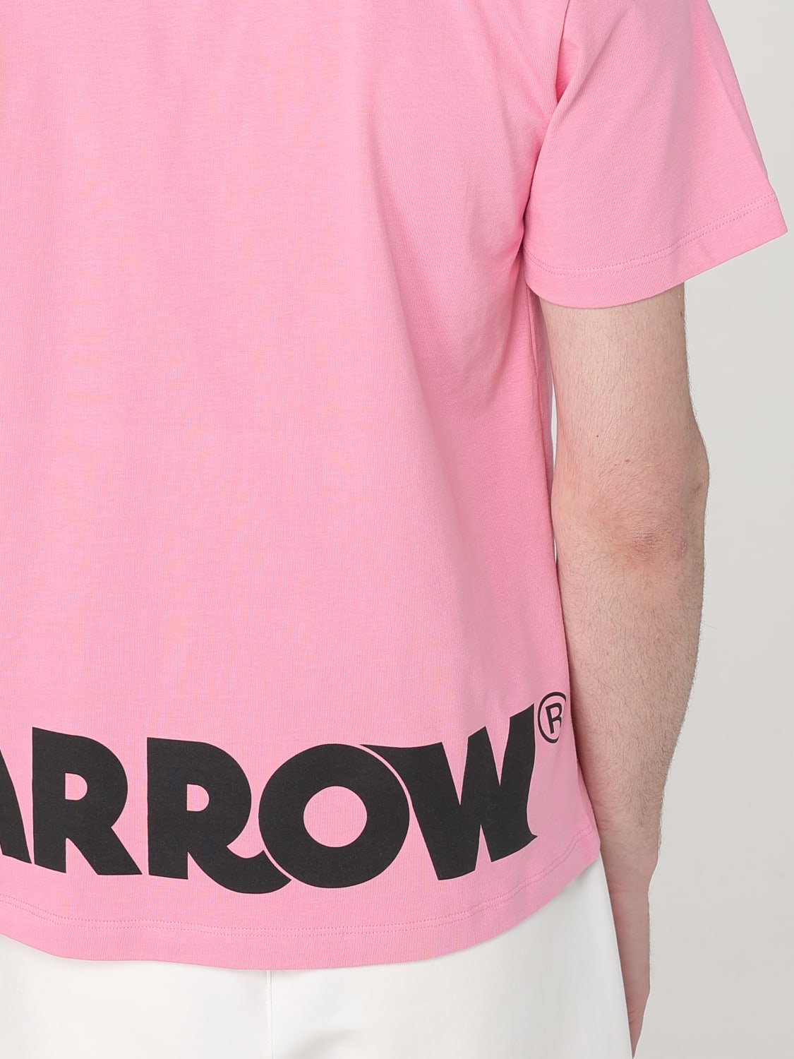 BARROW: T-shirt men - Pink | Barrow t-shirt S5BWUATH087