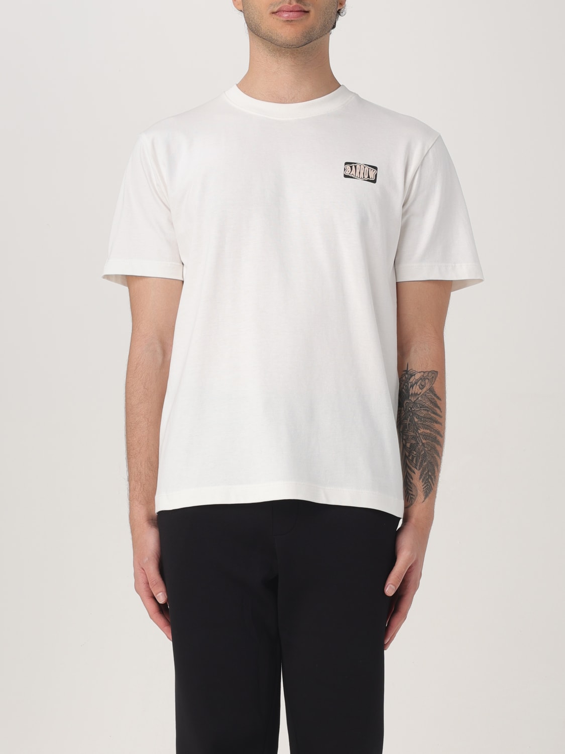 【BARROW】T-shirt Men Barrow BARROW: T-shirt men - White | Barrow t-shirt S5BWUATH147