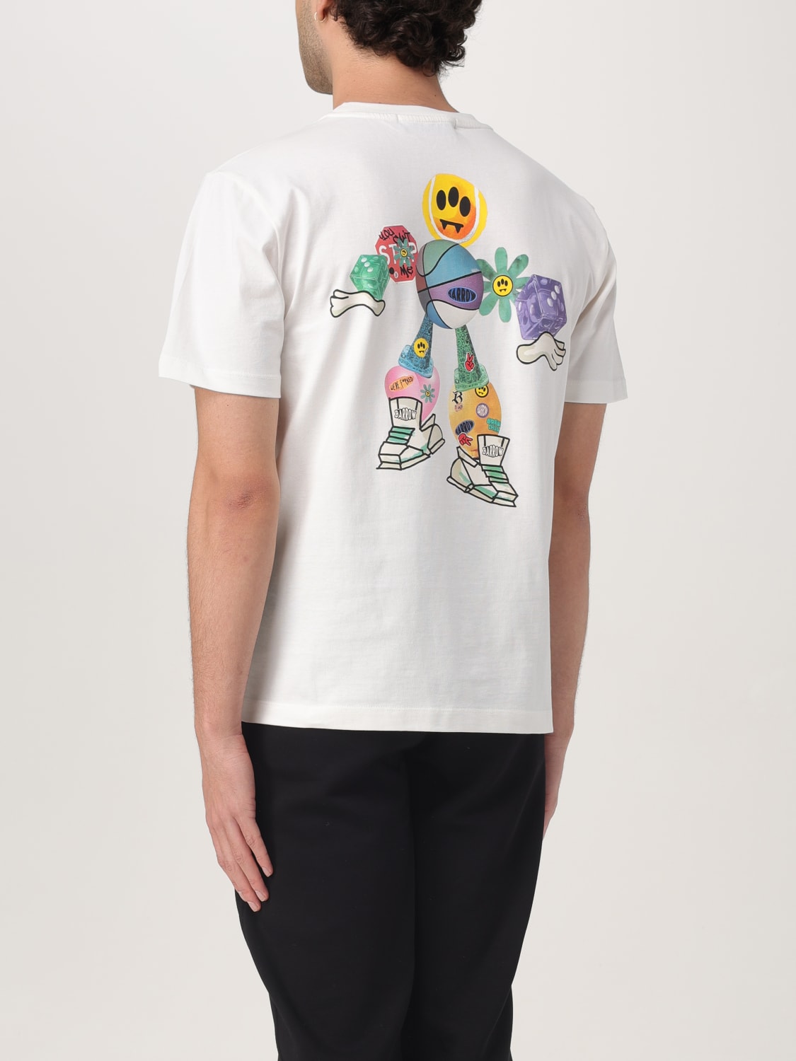 BARROW: T-shirt men - White | Barrow t-shirt S5BWUATH147