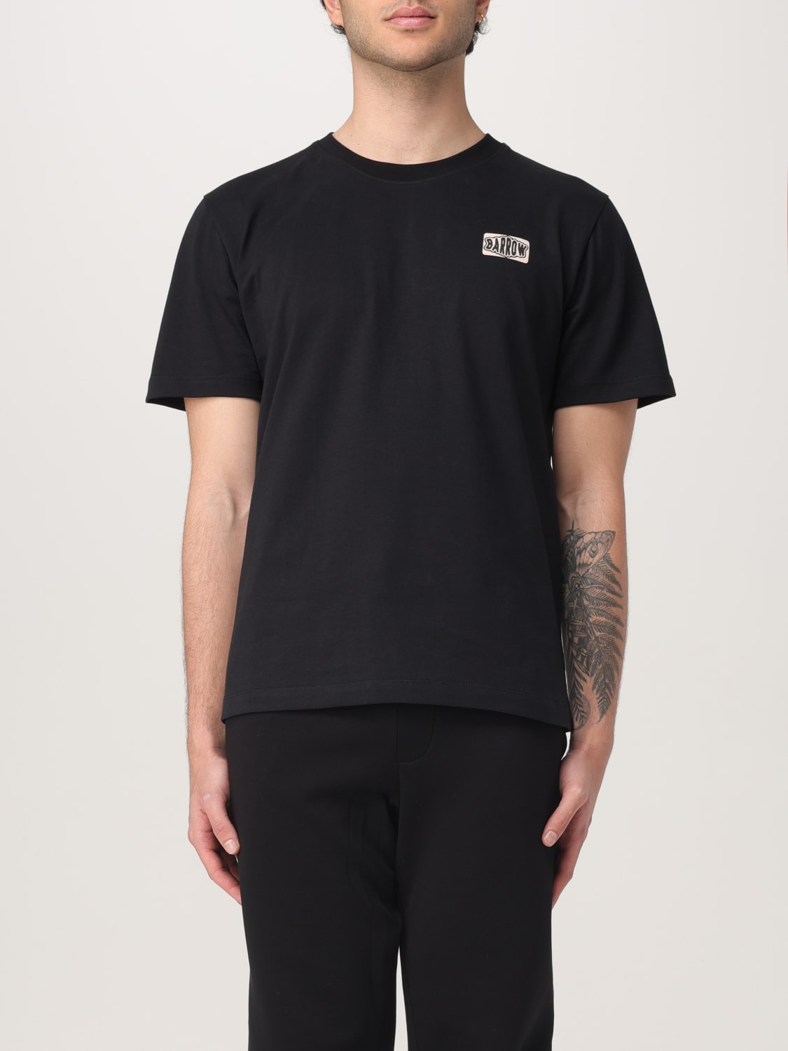 Tシャツ・カットソー BARROW Men T Shirts S5BWUATH150110 Black Jersey T-shirt BARROW Nero | Grifo210