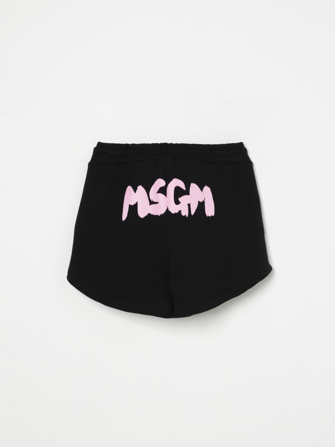 MSGM KIDS 短裤: 短裤 儿童 MSGM Kids, 黑色 1 - Img 2