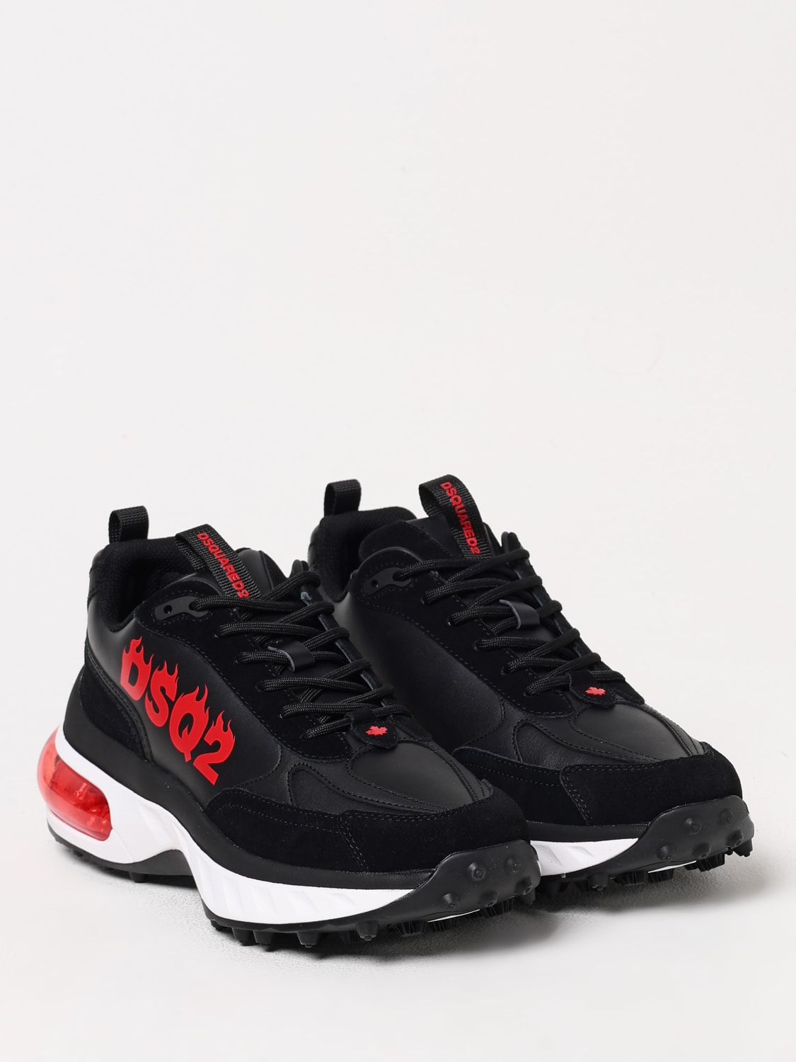 DSQUARED2: Shoes men - Black | Dsquared2 sneakers