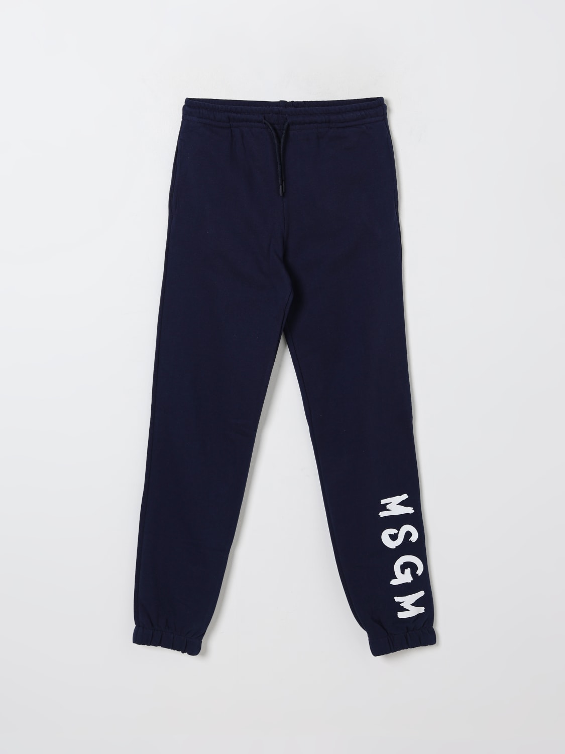 MSGM KIDS PANTS: Pants kids MSGM Kids, Blue - Img 1
