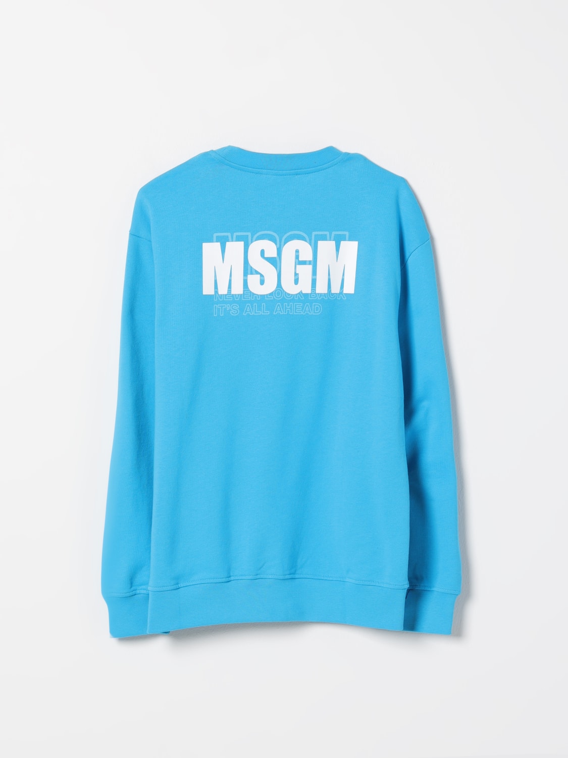 MSGM KIDS SWEATER: Sweater kids MSGM Kids, Turquoise - Img 2