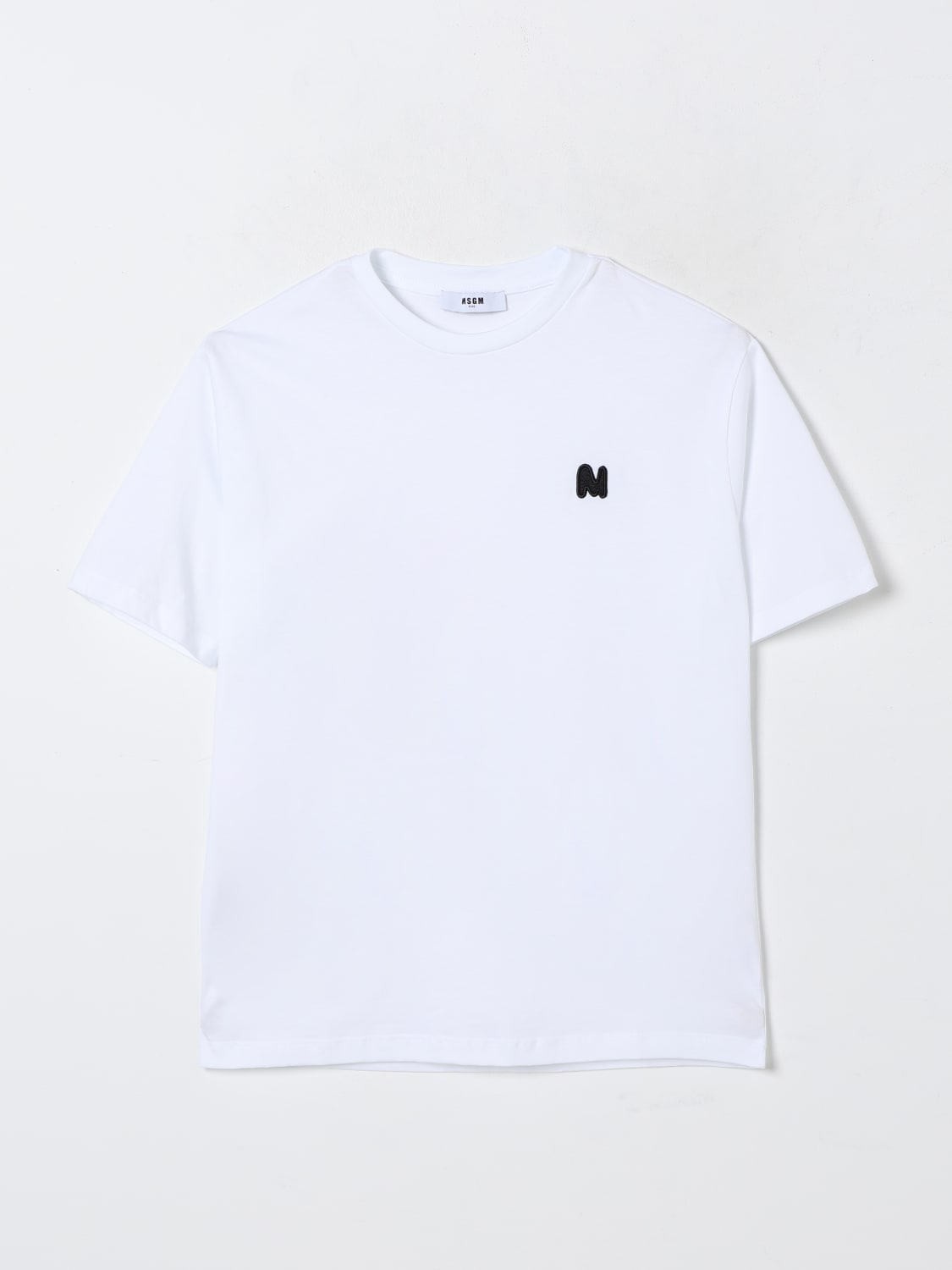 MSGM KIDS T-SHIRT: T-shirt kids MSGM Kids, White - Img 1