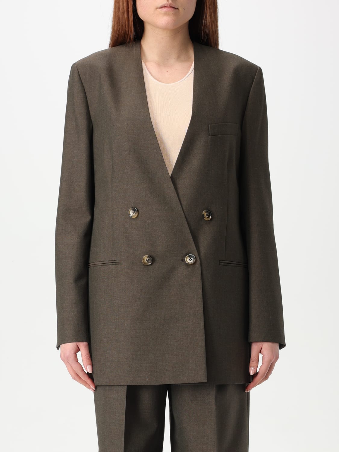 ジャケット PHILOSOPHY DI LORENZO SERAFINI WOMAN BLAZERS AND VESTS PHILOSOPHY DI LORENZO SERAFINI: Blazer woman - Brown