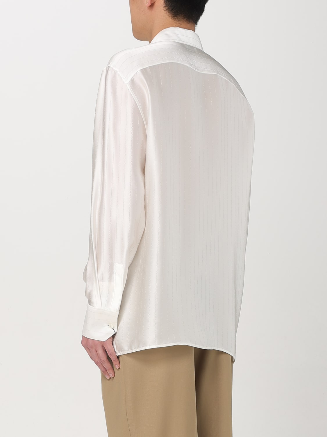 SAINT LAURENT SHIRT: Shirt men Saint Laurent, Silver - Img 3
