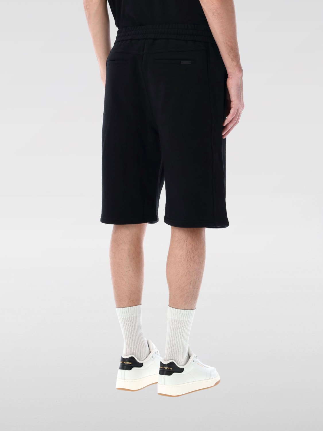 SAINT LAURENT PANTALONCINO: Pantaloncino Saint Laurent in cotone , Nero - Img 2