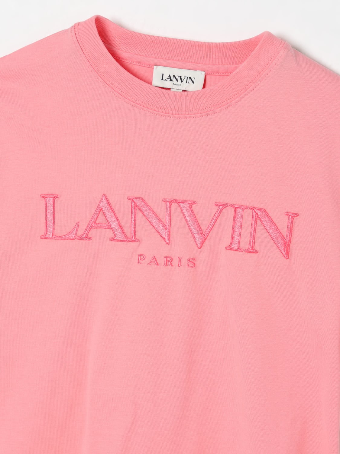 LANVIN ピンク チュニック 38 LANVIN: T-shirt kids - Pink | Lanvin t-shirt N30215 online