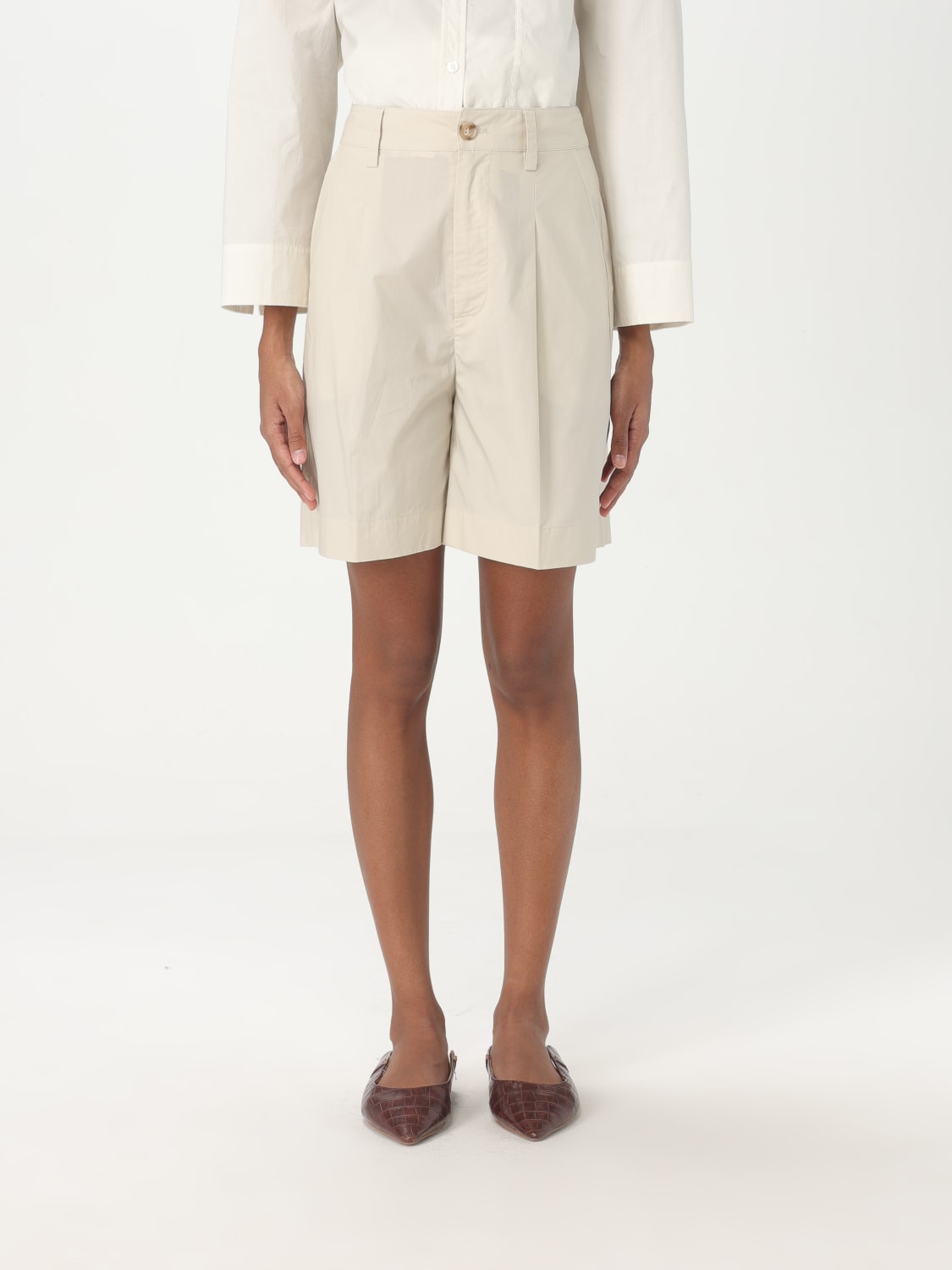 WOOLRICH PANTALONES CORTOS: Pantalòn cortos mujer Woolrich, Beige - Img 1