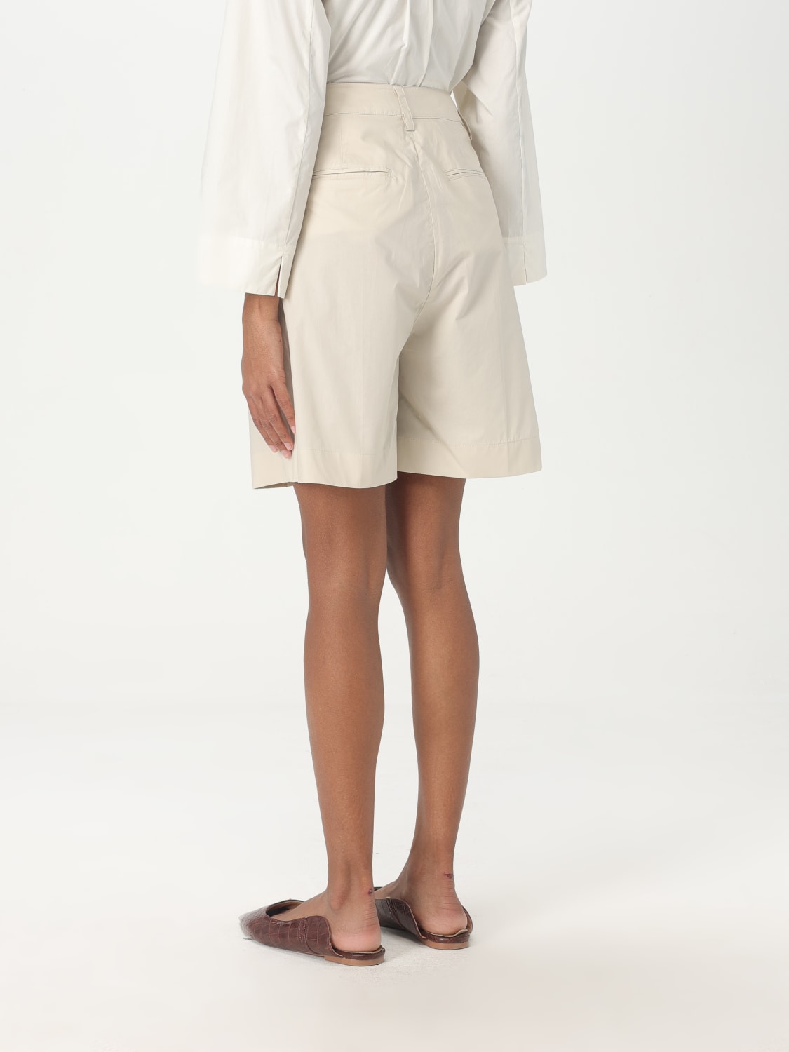 WOOLRICH PANTALONES CORTOS: Pantalòn cortos mujer Woolrich, Beige - Img 2