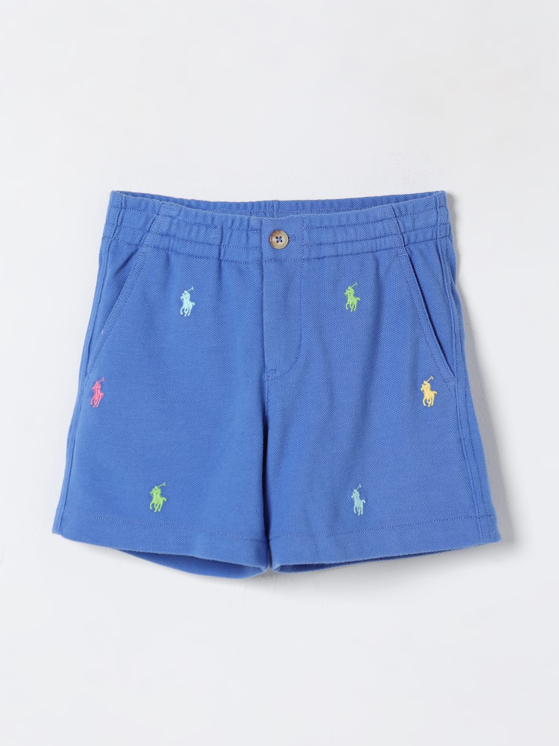 POLO RALPH LAUREN PANTALONES CORTOS: Pantalón niños Polo Ralph Lauren, Azul Oscuro - Img 1