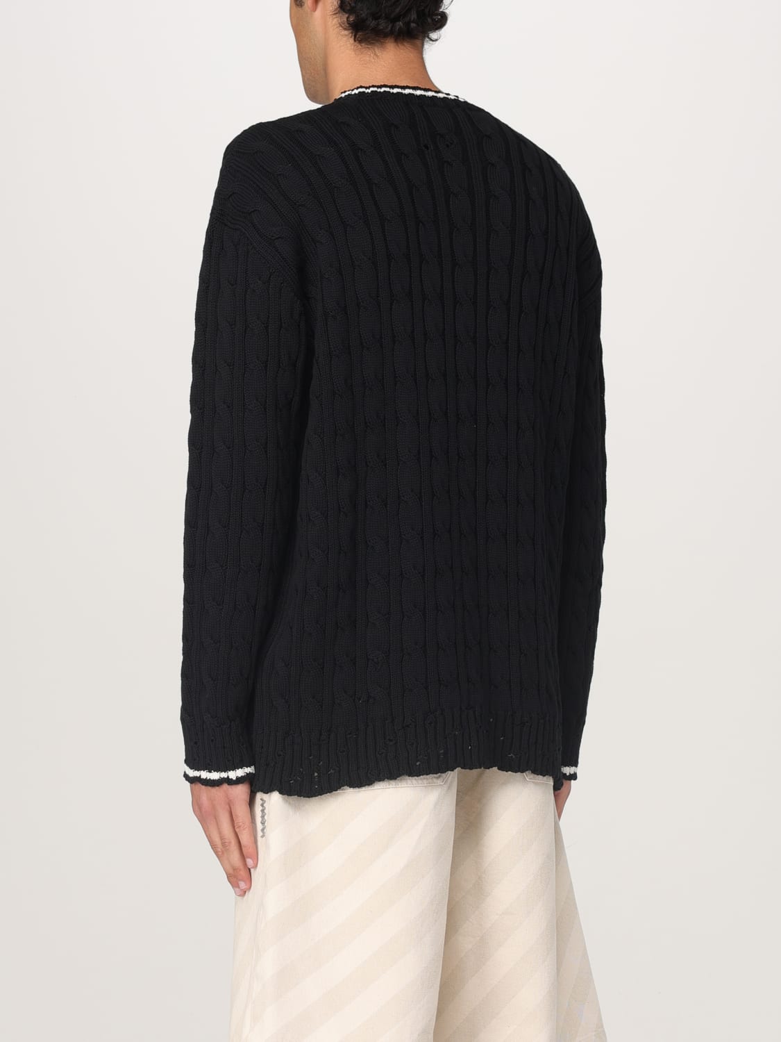 MARNI SWEATER: Sweatshirt men Marni, Black - Img 3
