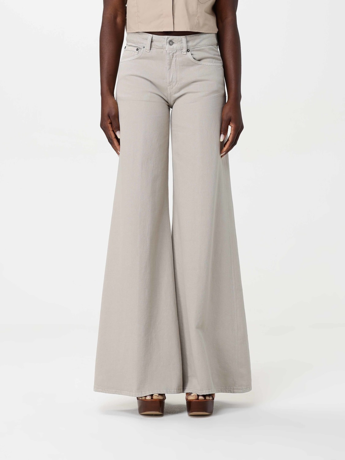 DONDUP: Jeans woman - Pink | Dondup jeans DP775BFE020DBM5