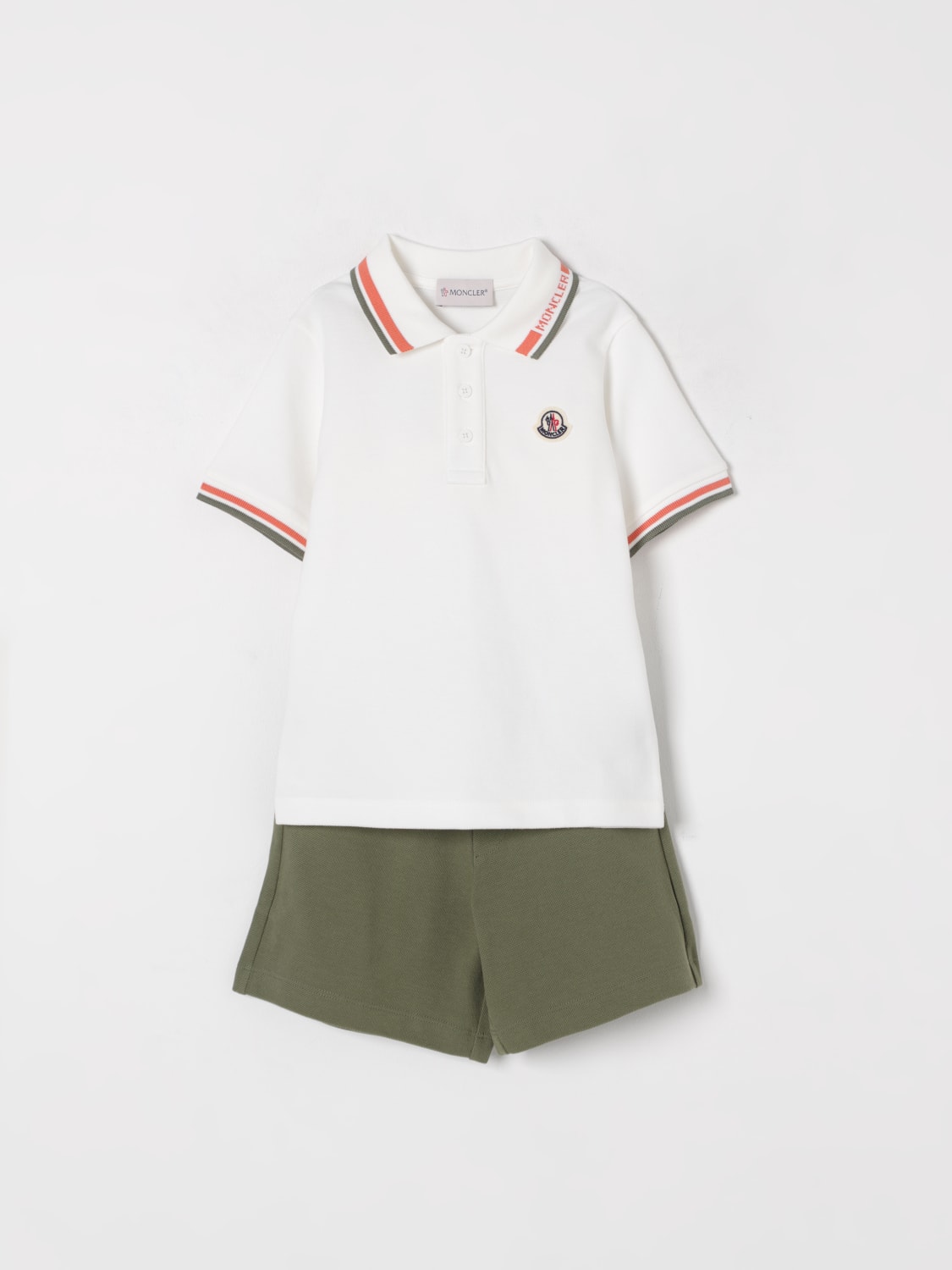 MONCLER CLOTHING SET: Suit kids Moncler, Green - Img 1