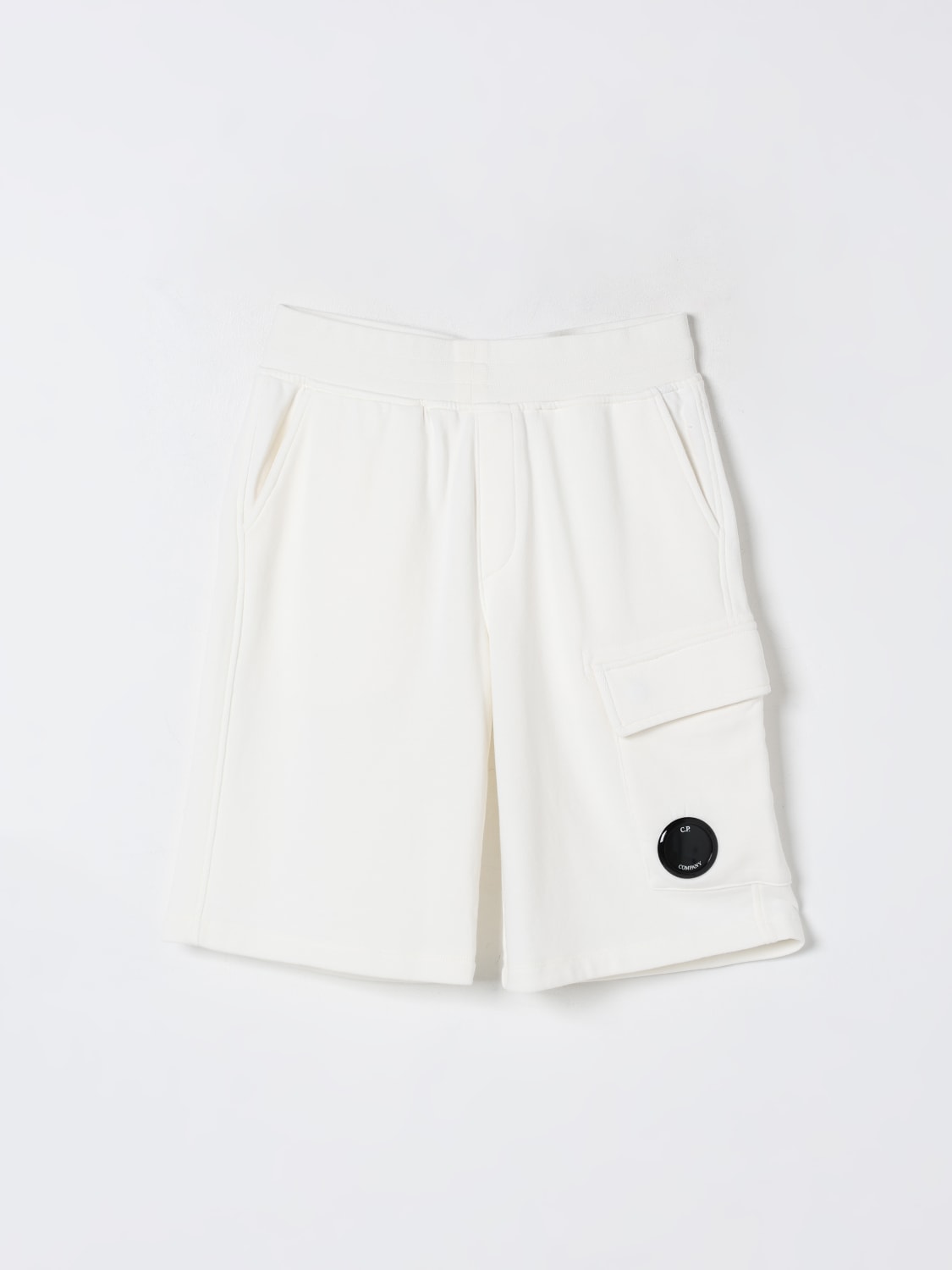 C.P. COMPANY PANTALONES CORTOS: Pantalón niños C.P. Company, Blanco - Img 1
