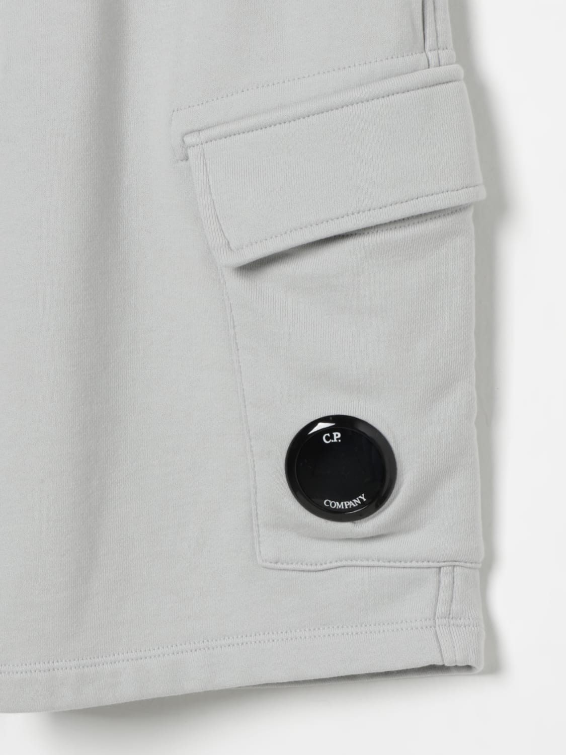 C.P. COMPANY SHORTS: C.P. Company boys' Bermuda shorts, Grey - Img 3