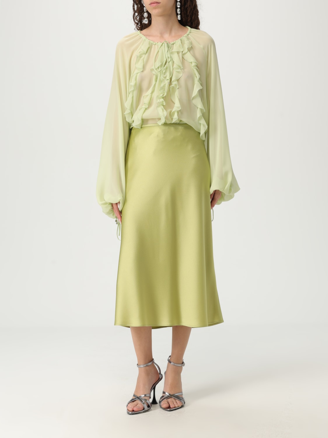 スカート BLUMARINE Woman Skirt Green 2G237A N0459 BLUMARINE: Skirt woman - Green | Blumarine skirt 2G237A