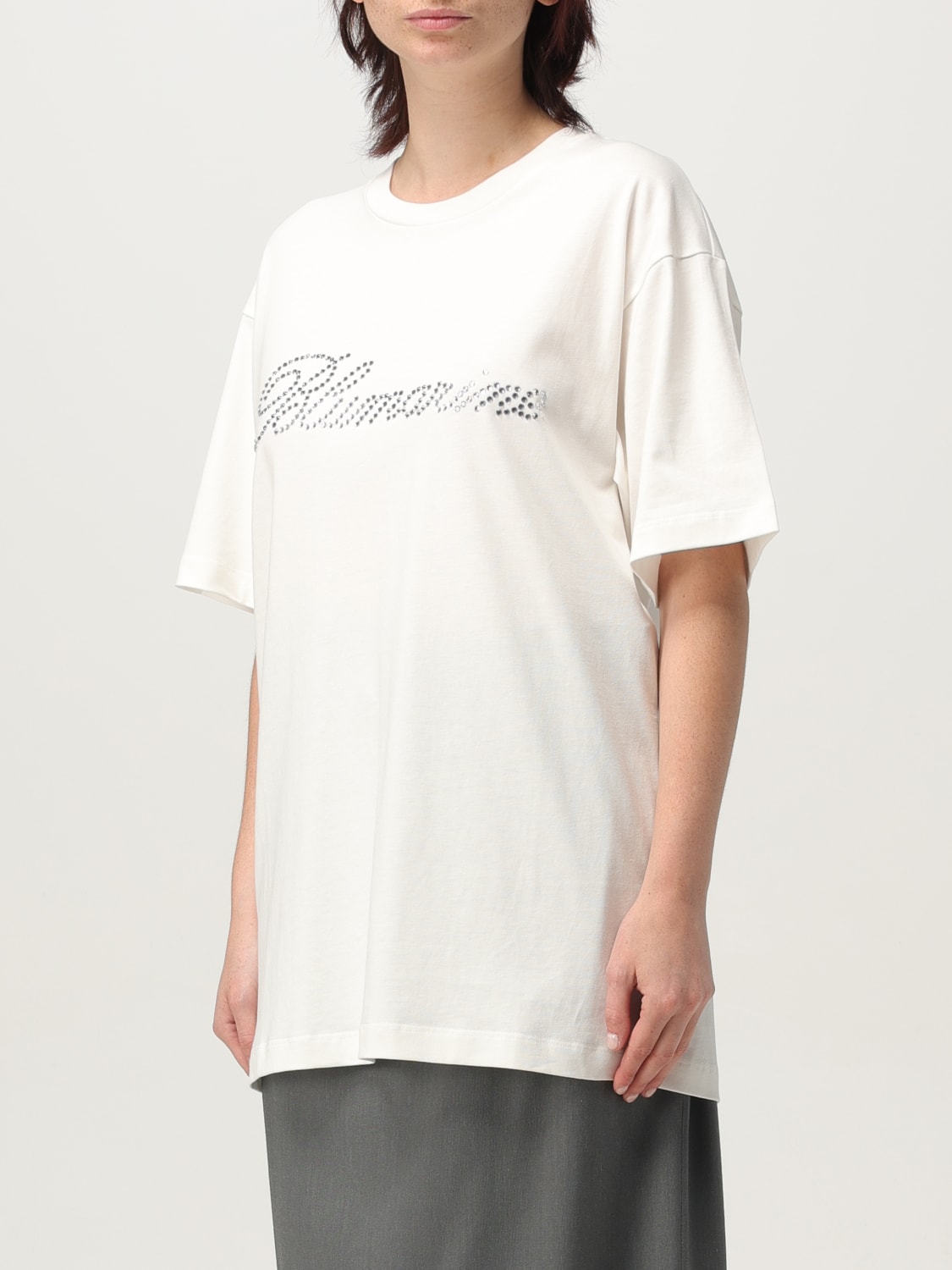 BLUMARINE T-SHIRT: T-shirt femme Blumarine, Blanc - Img 4