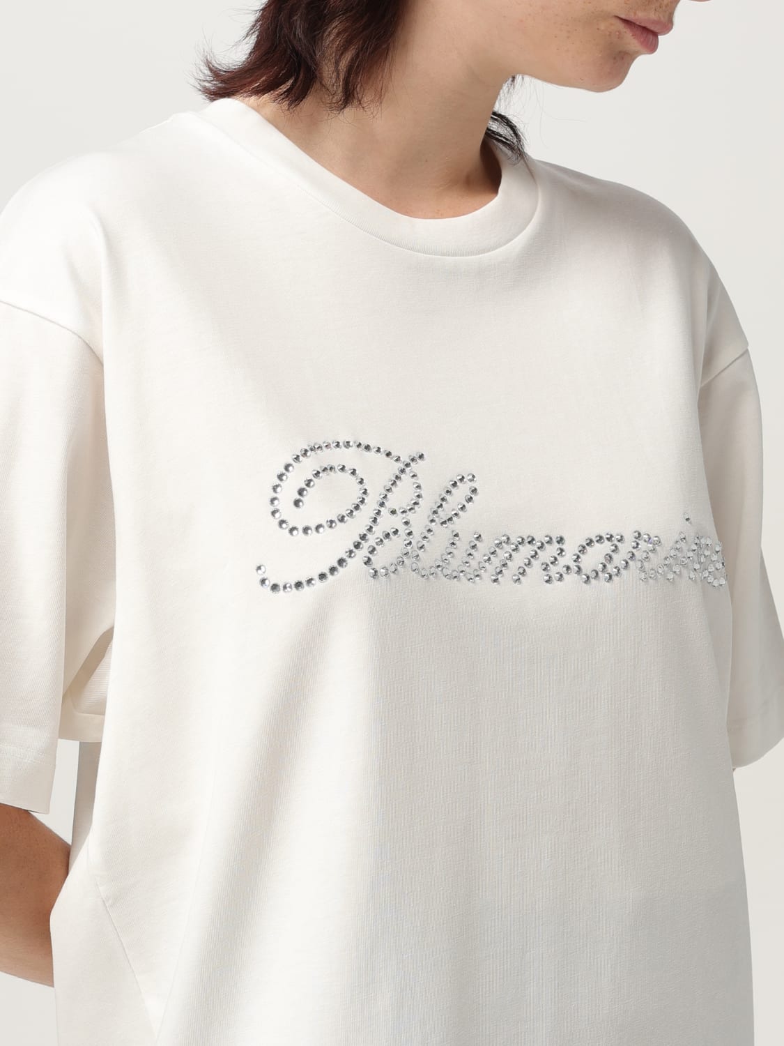 BLUMARINE T-SHIRT: T-shirt femme Blumarine, Blanc - Img 5