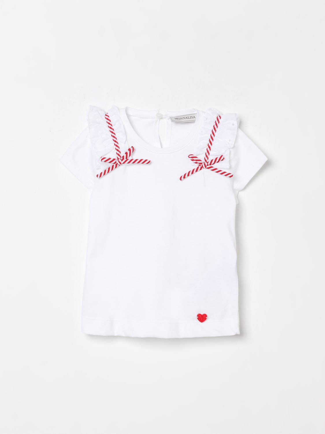 MONNALISA T-SHIRT: T-shirt enfant Monnalisa, Blanc - Img 1