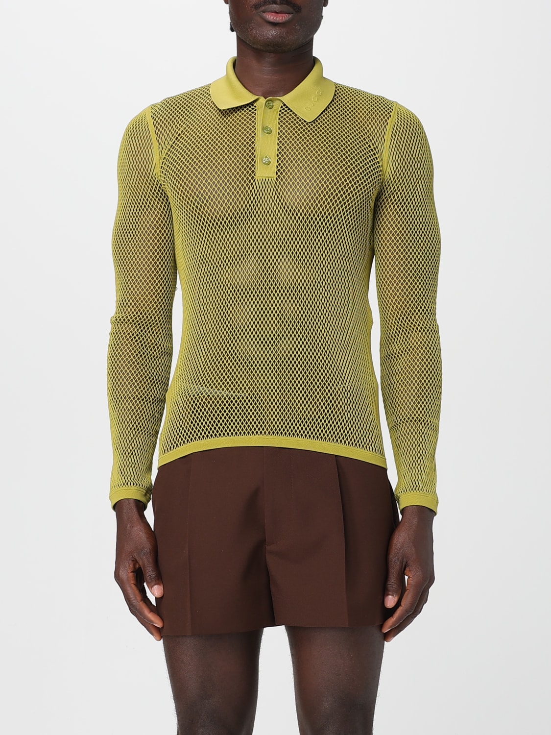 GUCCI POLO: Polo homme Gucci, Vert - Img 1