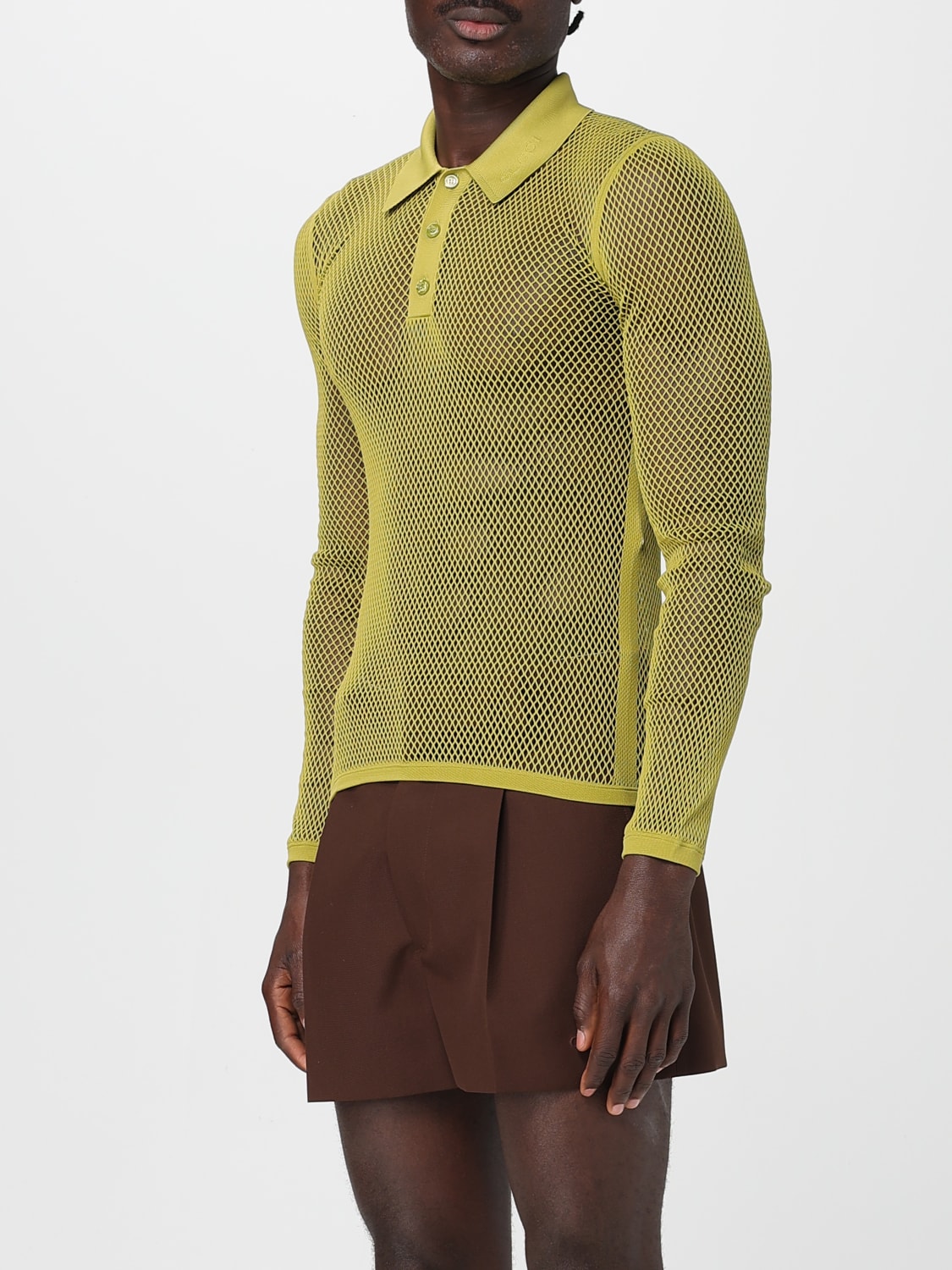 GUCCI POLO: Polo homme Gucci, Vert - Img 4