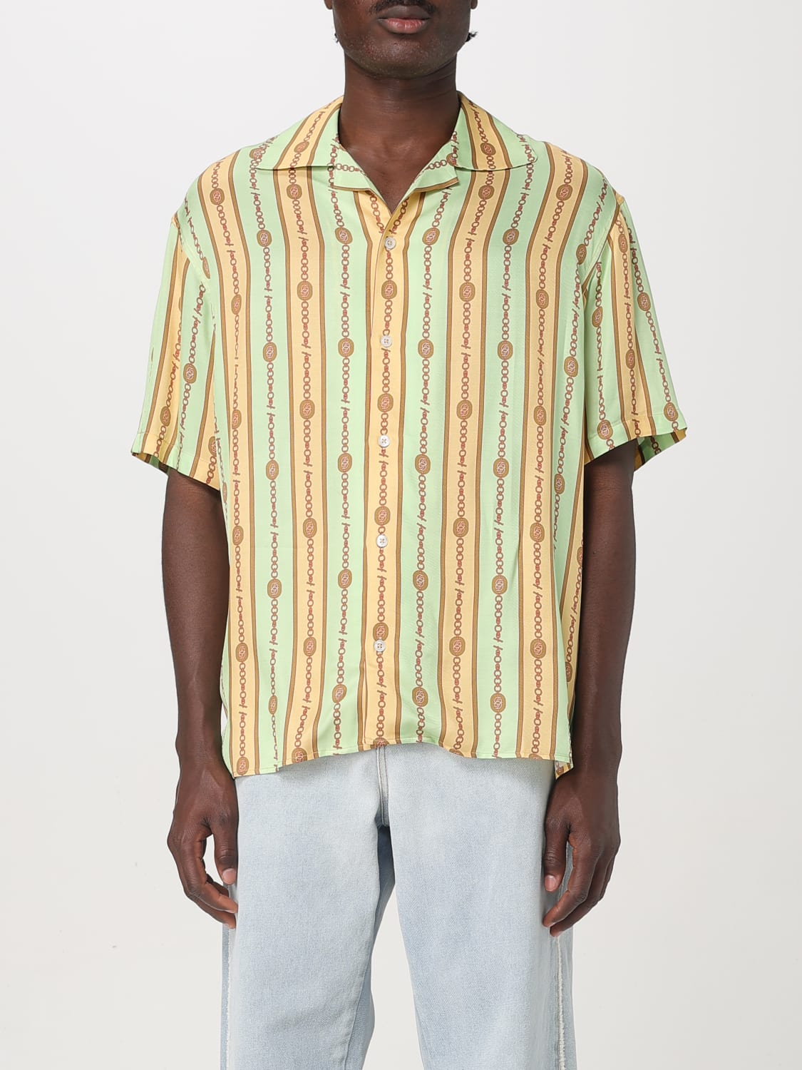 DRÔLE DE MONSIEUR SHIRT: Shirt men Drole De Monsieur, Green - Img 1