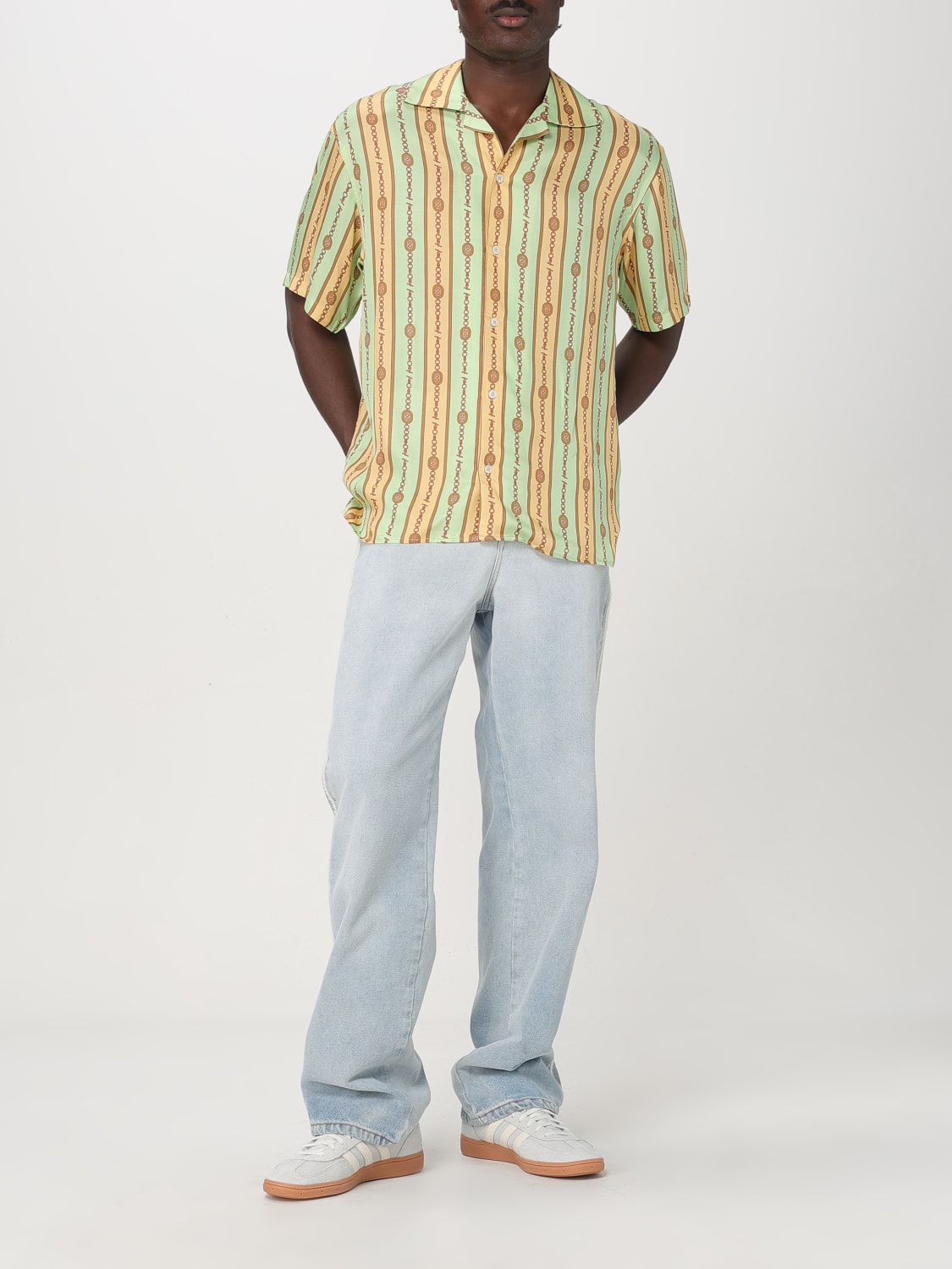 DRÔLE DE MONSIEUR SHIRT: Shirt men Drole De Monsieur, Green - Img 2