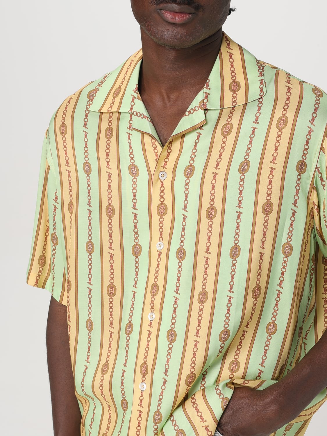 DRÔLE DE MONSIEUR SHIRT: Shirt men Drole De Monsieur, Green - Img 4