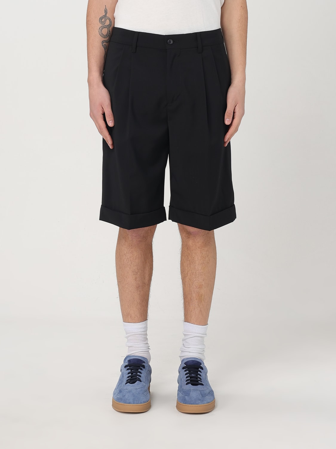 BARENA SHORTS: Trousers men Barena, Black - Img 1