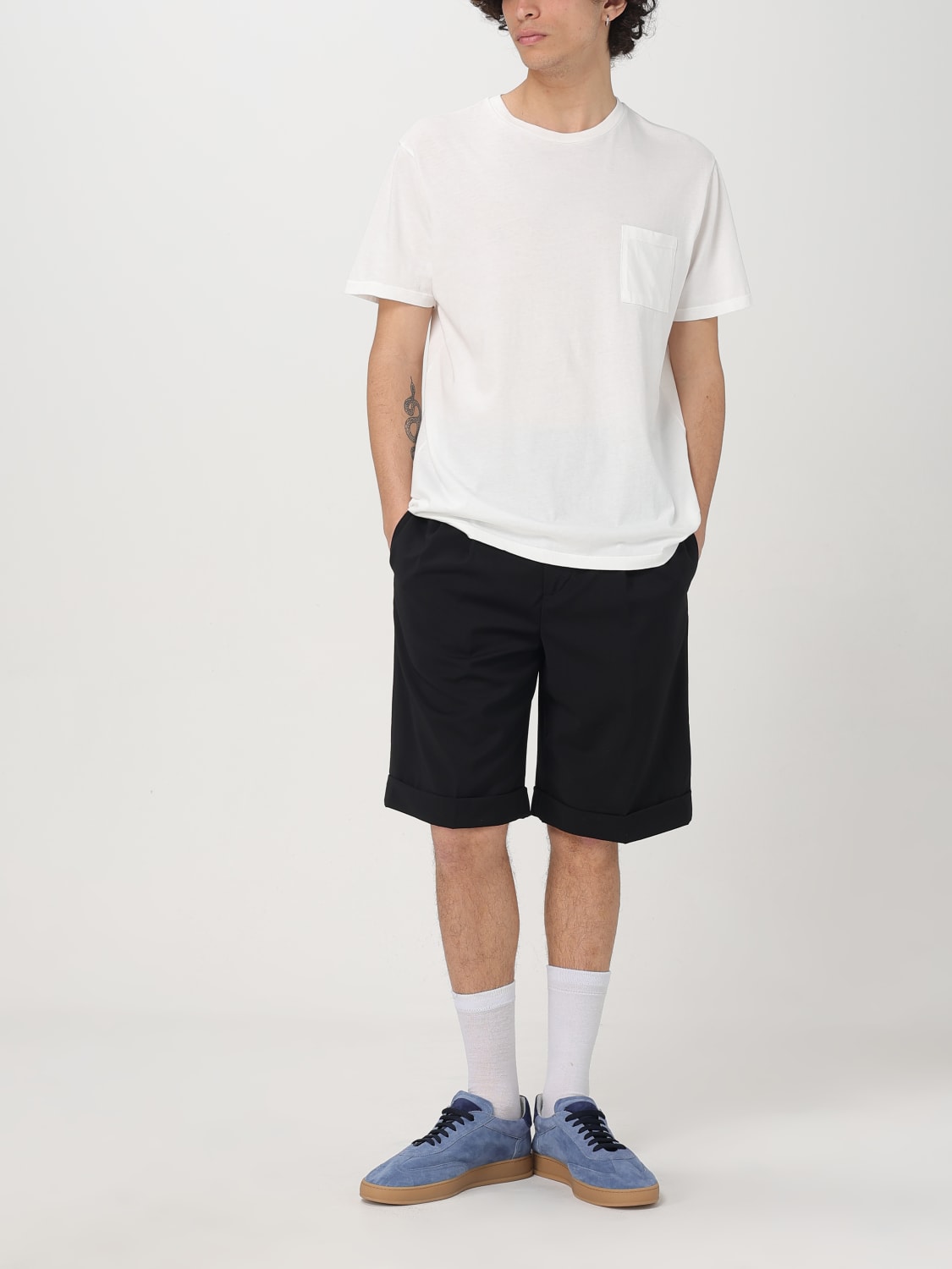 BARENA SHORTS: Trousers men Barena, Black - Img 2