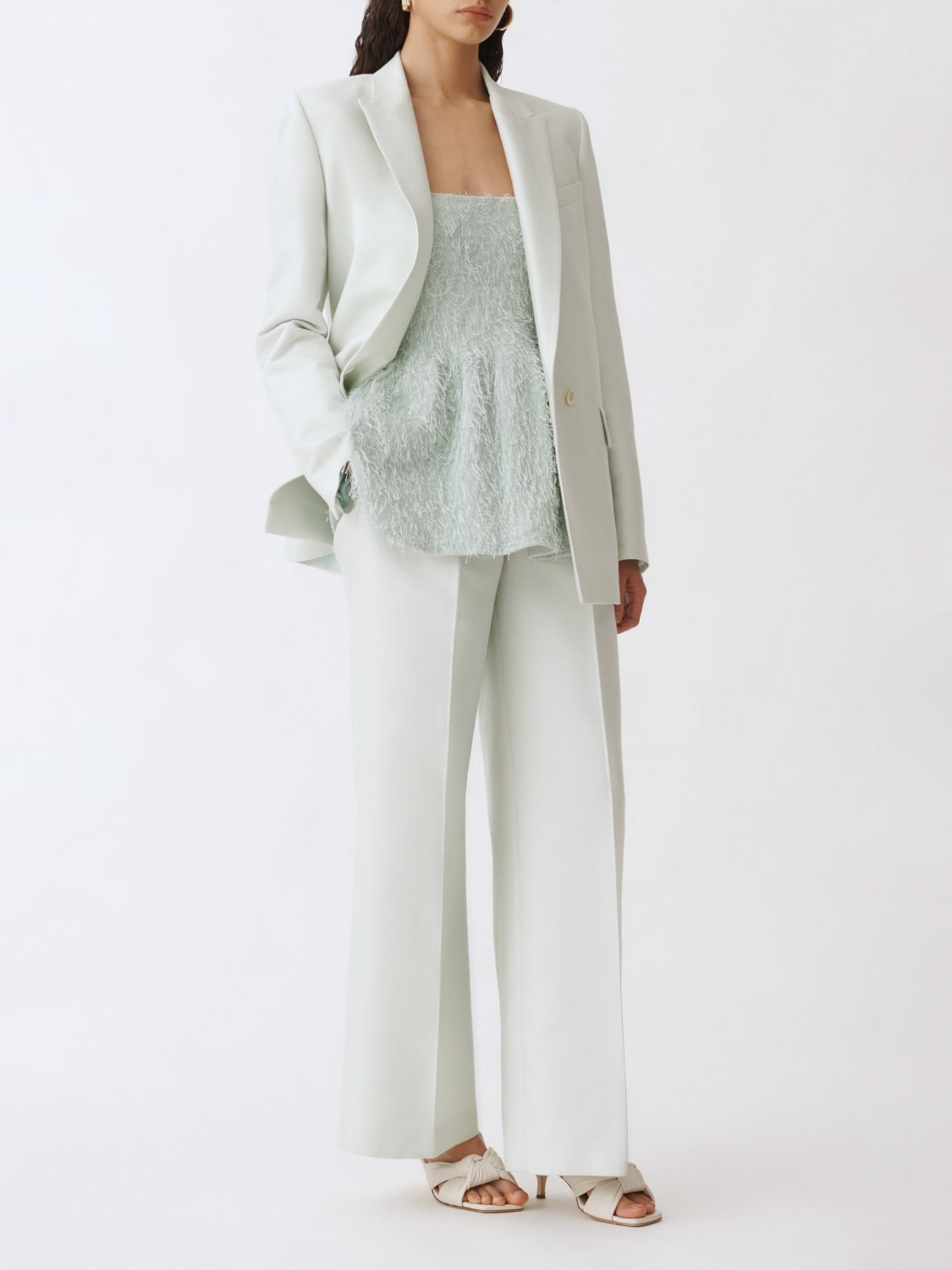 アウターその他 FABIANA FILIPPI Woman Blazer Green GCD275F412D787 6161 FABIANA FILIPPI: cotton and silk blazer - Green | Fabiana