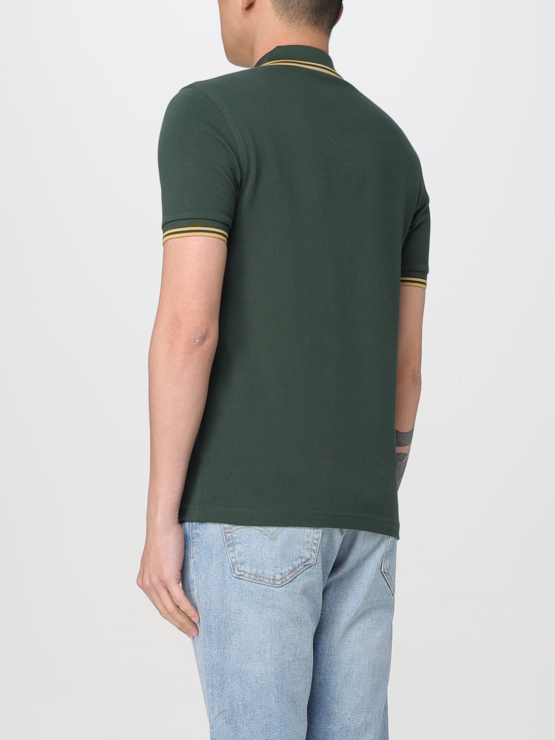 FRED PERRY POLO SHIRT: T-shirt men Fred Perry, Green - Img 2