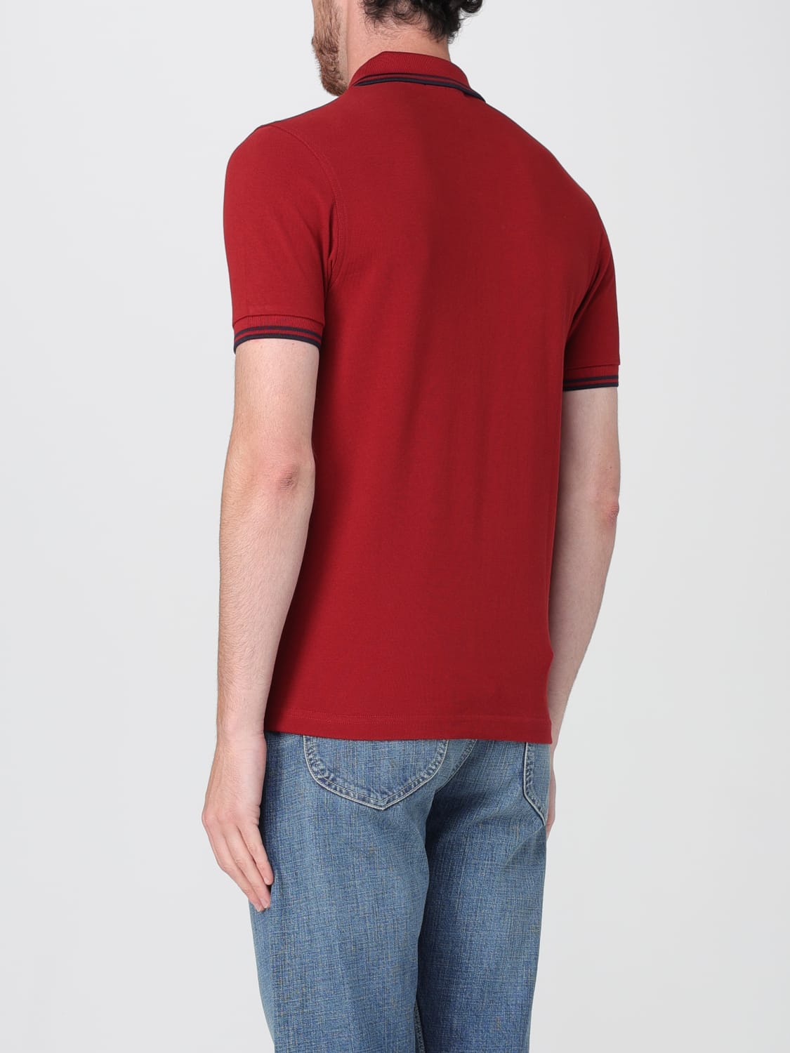 FRED PERRY POLO SHIRT: T-shirt men Fred Perry, Red - Img 2