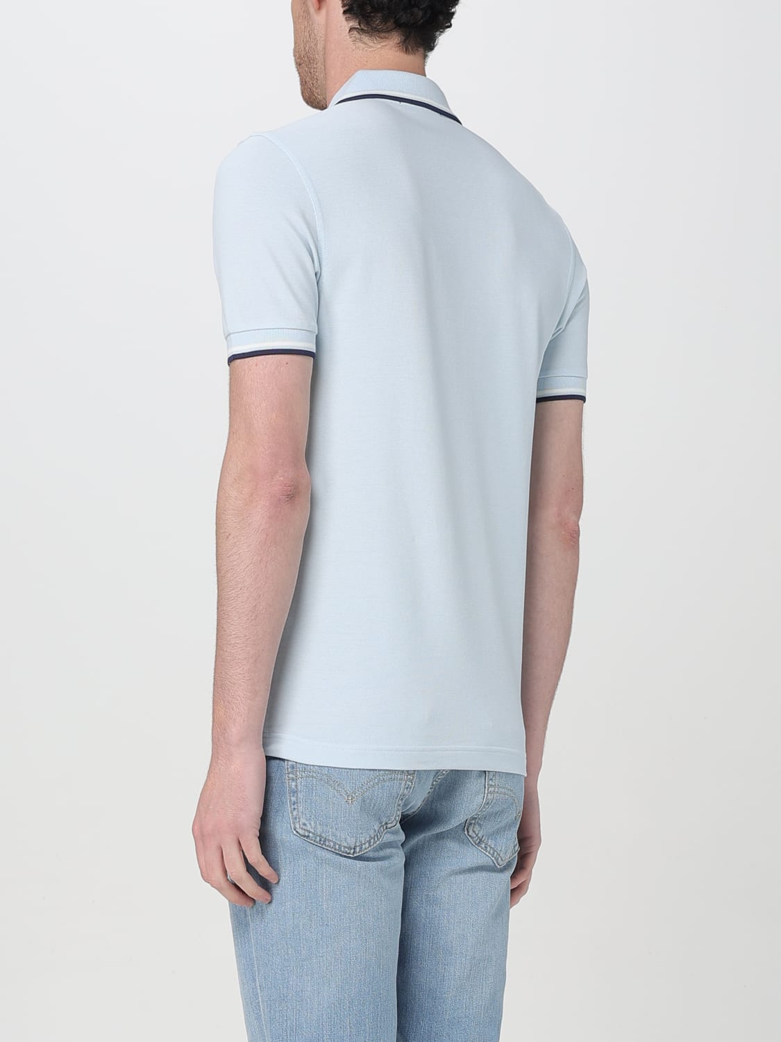 FRED PERRY POLO SHIRT: T-shirt men Fred Perry, Sky Blue - Img 2