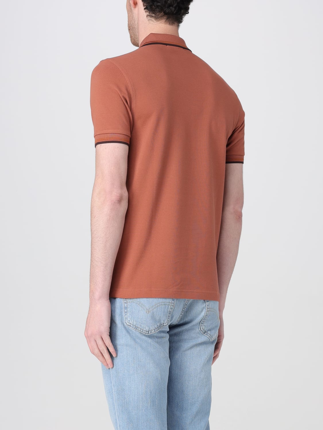 FRED PERRY POLO SHIRT: T-shirt men Fred Perry, Brown - Img 2