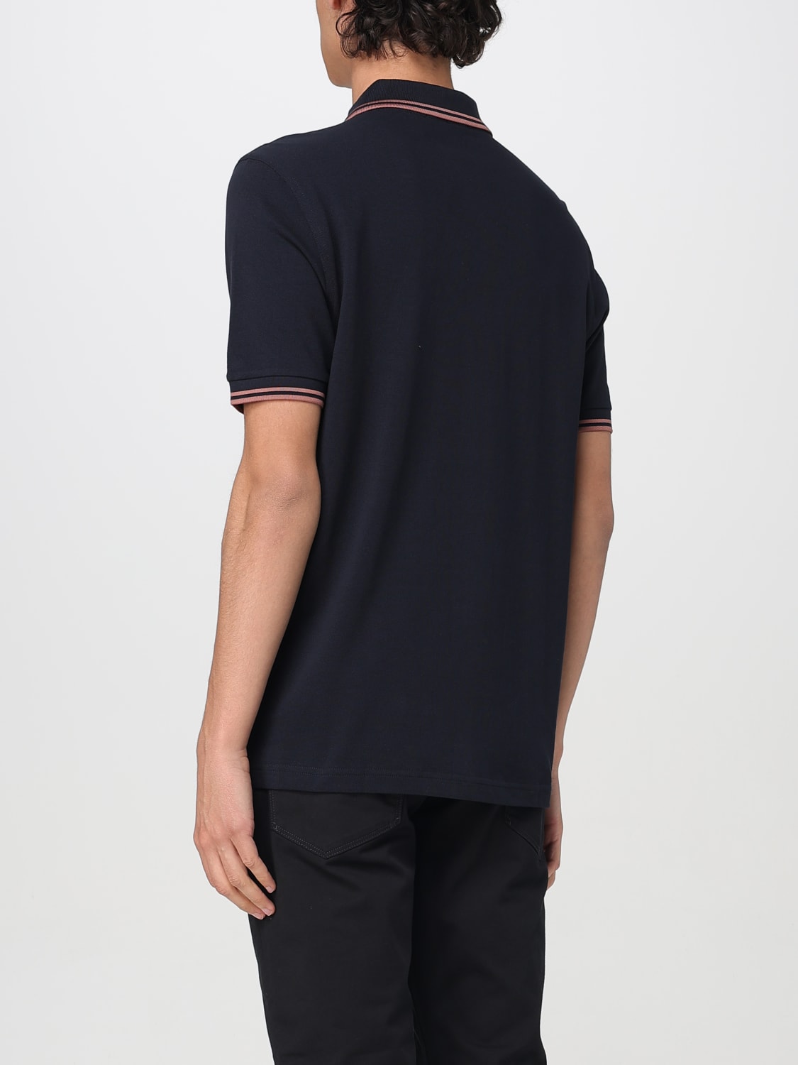 FRED PERRY POLO SHIRT: T-shirt men Fred Perry, Navy - Img 2