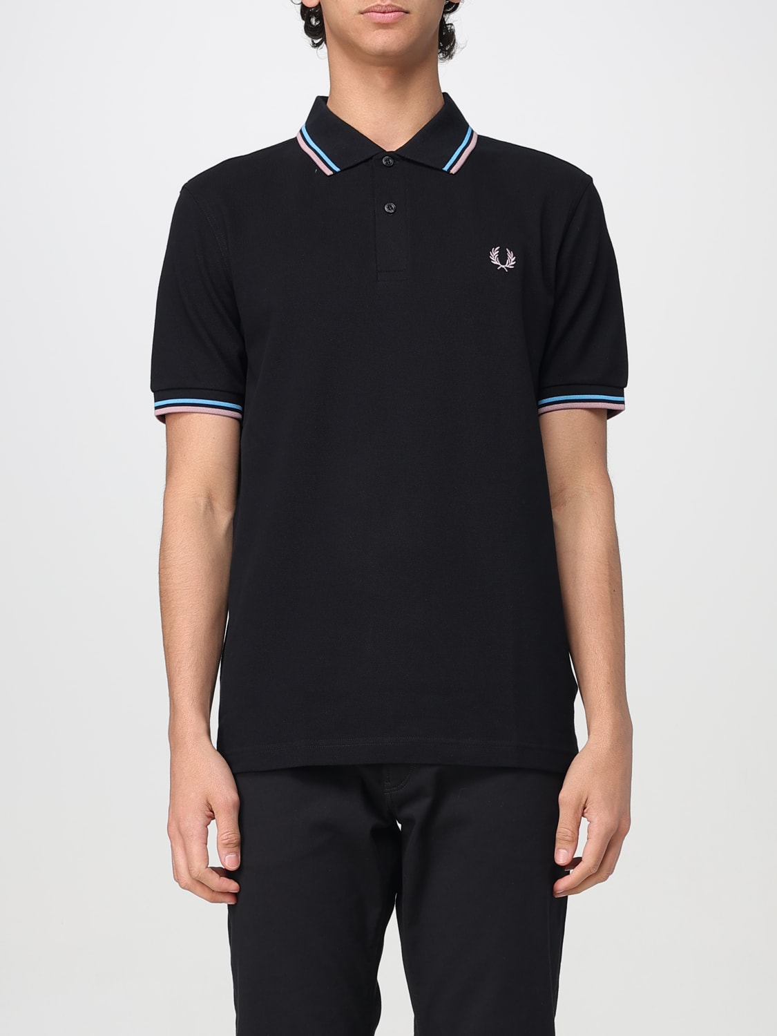 FRED PERRY POLO SHIRT: T-shirt men Fred Perry, Black 1 - Img 1