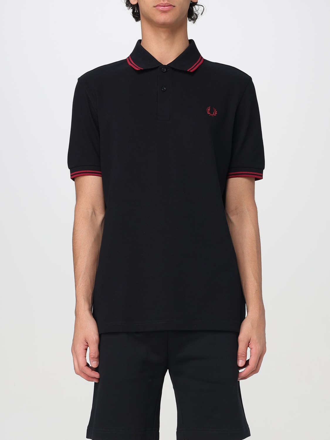 FRED PERRY POLO SHIRT: T-shirt men Fred Perry, Black 2 - Img 1