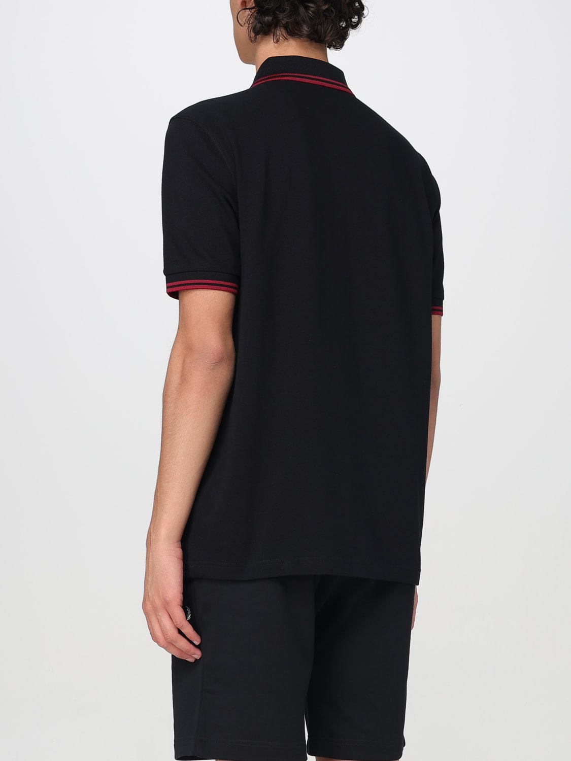 FRED PERRY POLO SHIRT: T-shirt men Fred Perry, Black 2 - Img 2