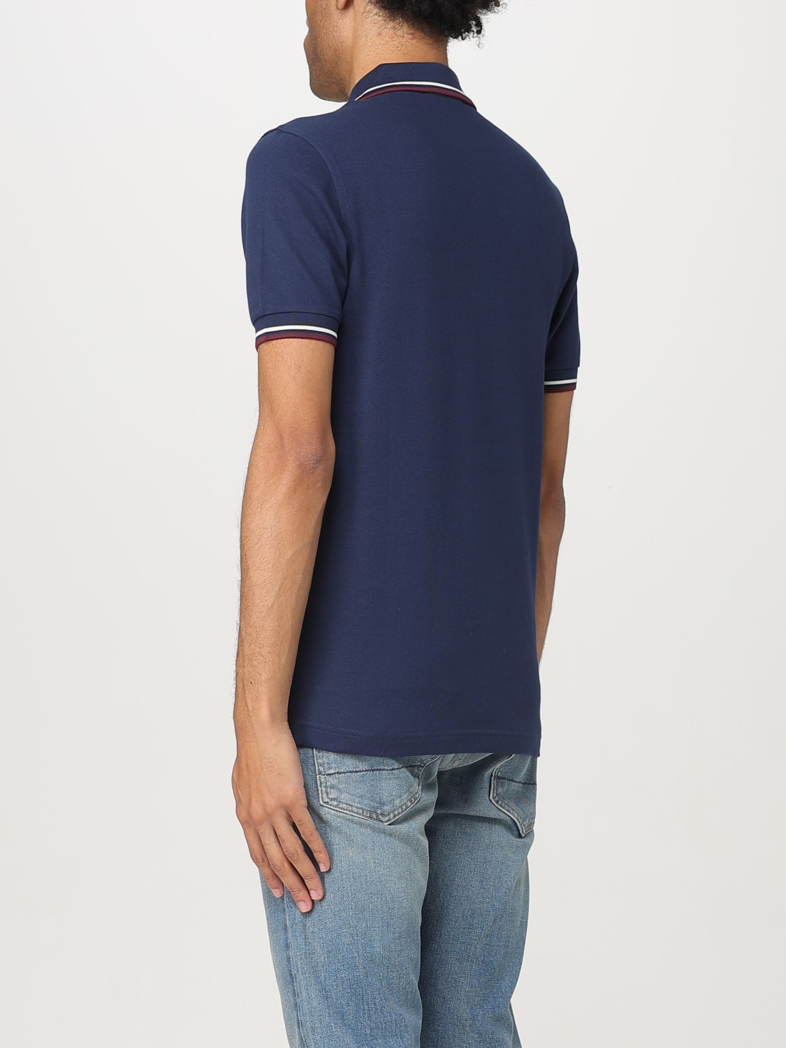 FRED PERRY ПОЛО: Футболка Мужское Fred Perry, Синий 3 - Img 2