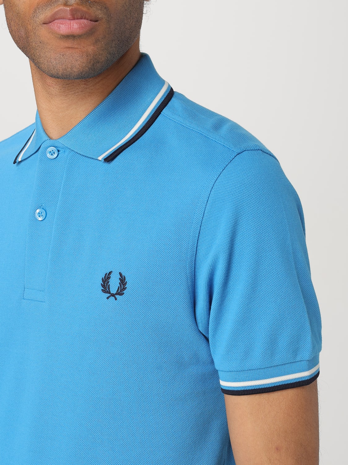 FRED PERRY POLO: T-shirt herren Fred Perry, Ocean - Img 3