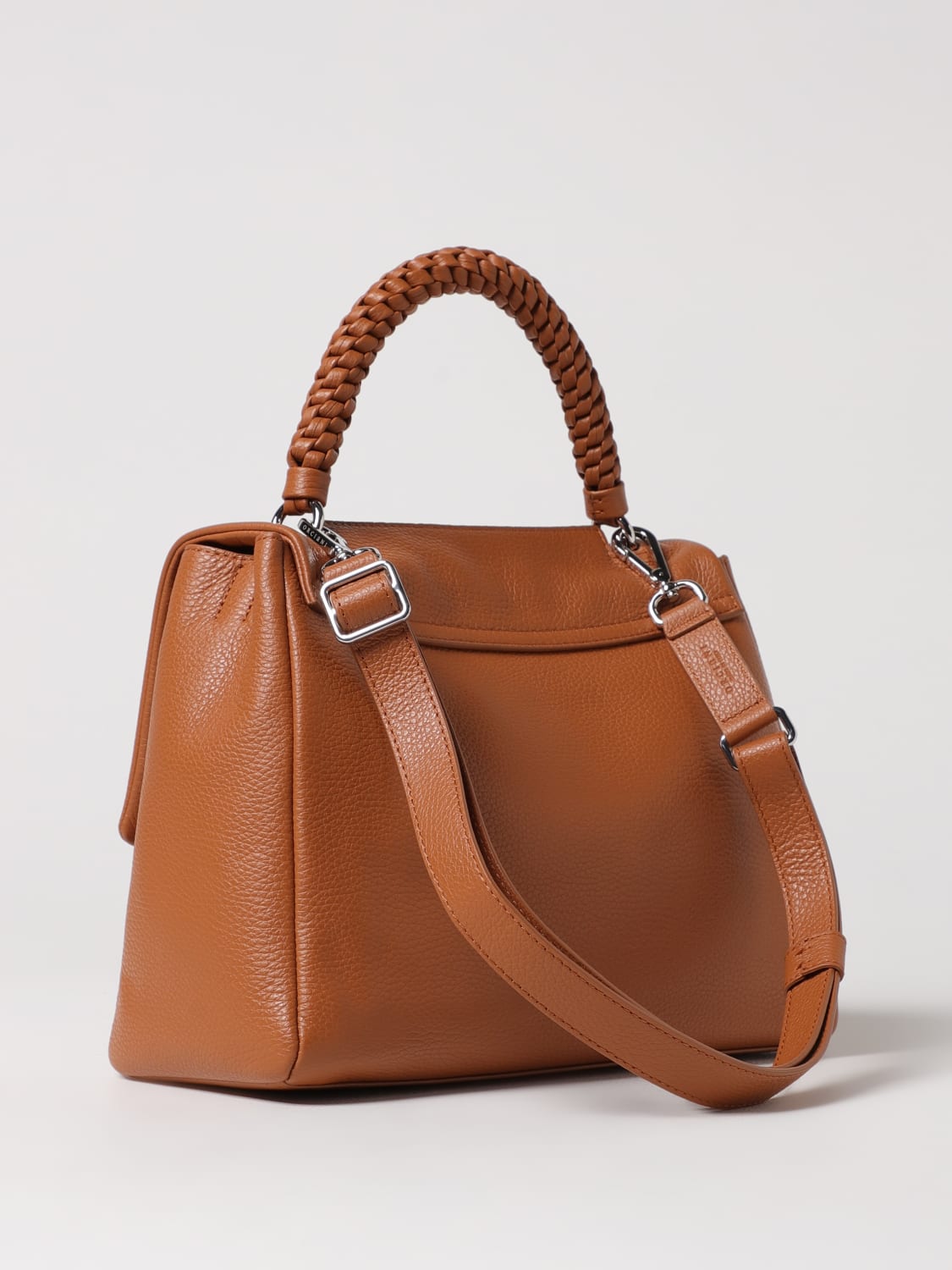ハンドバッグ ORCIANI Woman Handbag Tobacco BT2006SCB SIGARO ORCIANI: Handbag woman - Tobacco | Orciani handbag BT2006SCB