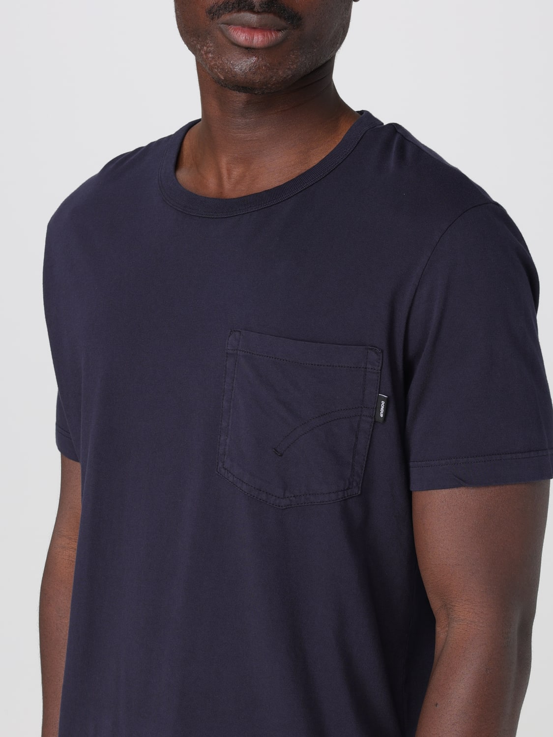 Tシャツ・カットソー DONDUP Men T-shirt Blue US340JF0335UDZ6 890 DONDUP: T-shirt men - Blue | Dondup t-shirt US340JF0335UDZ6
