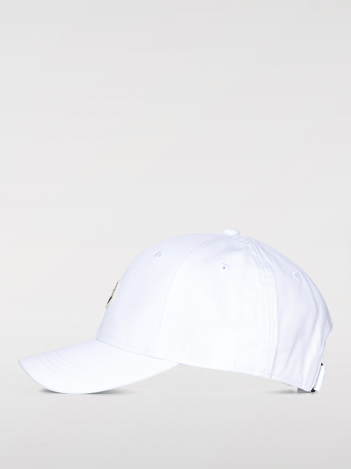 MONCLER CAPPELLO BAMBINO: Cappello da baseball in cotone con logo Moncler, Bianco - Img 2